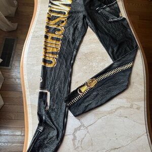 Moschino Biker Print Leggings